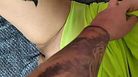 Just chilling while she fingers her tight wet pussy and jerks me off