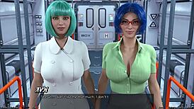 Hot Indian Milf Stranded in Space with Curvy Outfit