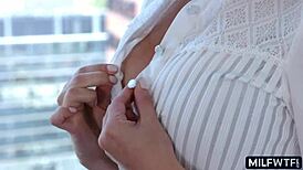 Milf Boss in Glasses Seduces for Office Titty Action Now!