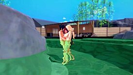 Naruto hentai with Tsunade Senju and Kushina Uzumaki in threesome