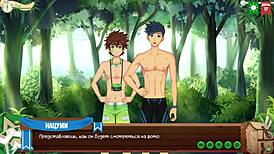 Photographer's Badge Episode 18: Twink Teens Engage In Gay Hentai Action With Russian Voice Acting.