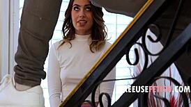 Teen 18+ endures anal free use gangbang