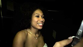 Chris diamond swallows cum after blowjob in public bathroom