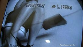 Blonde Pornstar Dayna Vendetta Titty Fucks Big Black Cock Through Gloryhole