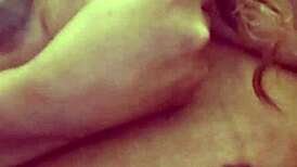 Rea masks up for dildo masturbation, fucks shaved pussy and sucks toy