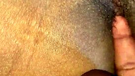 Hairy pussy close-up in amateur video