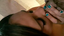 Roommate milf fucks and sucks passionately.