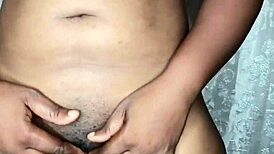 The husband discovers his horny wife fucking the slutty neighbor passionately.