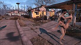 i always loved fallout 4 sanctuary by night, its such a cool game with anime style