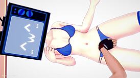 Tv Woman Removes Bikini For Bed Fucking In 3D Cartoon Parody With Cumshot