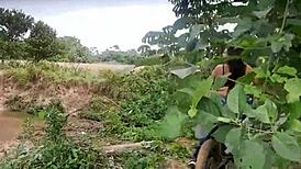 i fought with my boyfriend and called my stepsister's husband to fuck my ass hard in paradise