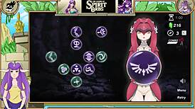 fucking mipha from legend of zelda with big tits and muff diving