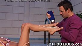 Cum on my feet or in my panties?