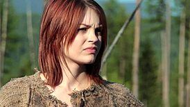 Naked Girl Masturbates in Forest Setting