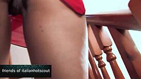 Horny blonde milf fuck anal in missionary.