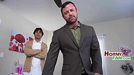 Step bro, how can family's princess be such a freak at HornyFam?