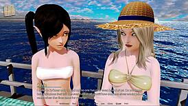 In Harem Hotel 154, the anime adventure unfolds with enticing hentai elements