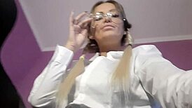 damn, foot fetish in nylon with bdsm spit is wild 😈