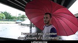 I, uh, paid this young straight boy for street sex movie, POV style!