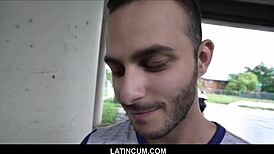 I, uh, paid this young straight boy for street sex movie, POV style!