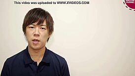 japanese gay boy kazuya in casual scene