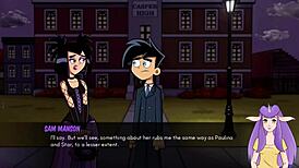 in danny phantom amity park redux part 17, things get steamy with goth milf