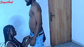 hot black girl gets crushed by massive black cock in hardcore reality scene