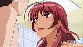 step mom seduces 18+ stepson with huge breasts hentai
