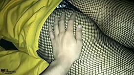 Having intense sex with my stepsister's slut in pov creampie