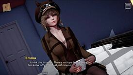 Mature brunette finds love with her bully