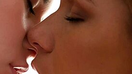 OMG, Lesbea Alexis Crystal facesits on tight pussy of small tits virgin teen! 😘