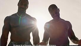 Malena Enjoys Double Penetration With Two Partners In Interracial Scene