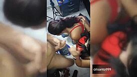 Celebrating Christmas with hot putas, bent over and riding! 🎅