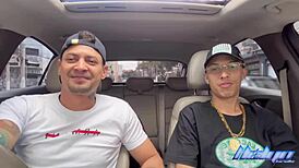 novinho surrenders his tight ass to straight uber driver