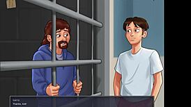 in summertime saga 213, a milf character gets involved in cartoon adventures