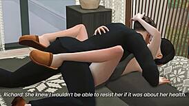 In the doctor's appointment, naughty 3d hentai characters engage in sex.