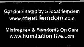 Slave Eats Own Cum in Humiliating POV Instructions!