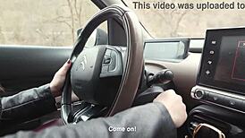 Lena Coxx gets rough BBC ATM in the car with gapes 😈💦