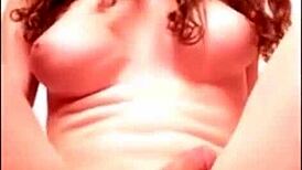 Very Attractive Transsexual Rides Dildo While Masturbating On Webcam