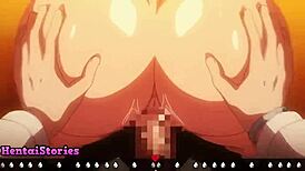 Mika在Hentai游戏中尝试第一次口交并得颜射