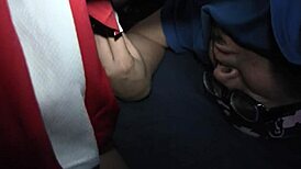 Japanese cheerleader Tomomi Matsuda enjoys wild uncensored sex after practice.