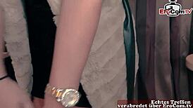 Tattooed escort picks up client for close-up POV fun 😏