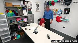 i pummel lilian stones milf pussy spread wide at work