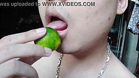 licking masturbation with asian chinese