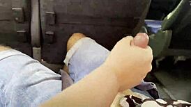 Milf Gave Risky Blowjob in Travel Bus - Hope No One Saw Us, Wow!