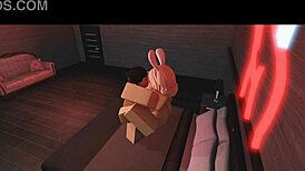 Hey bunny slut, I’m pounding you hard in this Roblox porn!