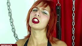 Ruivinha Giving Oral To Many Guys In Mega Suruba