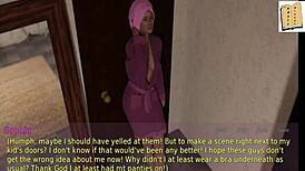 wife and mother-in-law play erotic game with big asses 😈