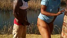 Lil Pudding Bowls in Outdoor Setting