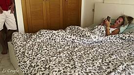 Detailed Guide: Using Condom When Inserting Dick Into Friend's Wife's Shaved Pussy